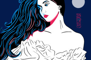 Drawing made with Adobe Fresco. Inspired by the cover of the album 'And in the Darkness, Hearts Aglow', by Weyes Blood